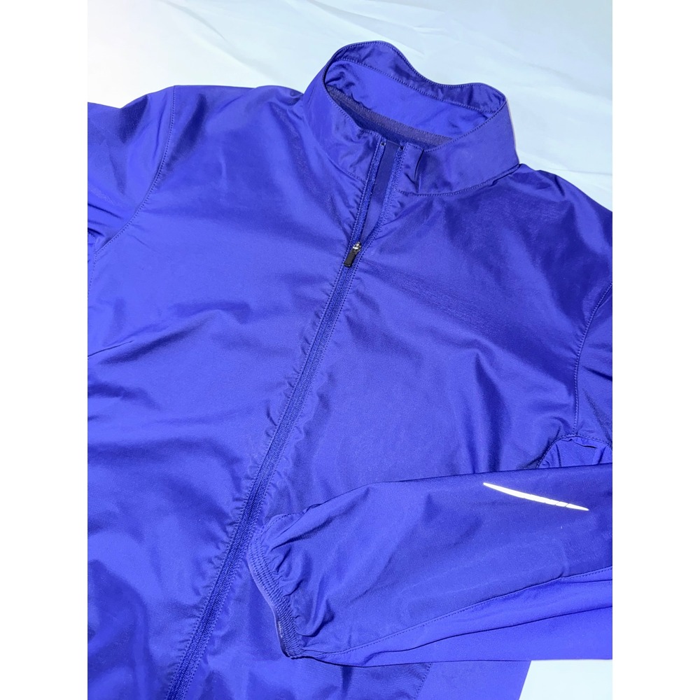 Arcteryx Womens Blue Full Zip Performance Training Jacket Mock Neck Medium